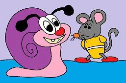 Slimáčik a myška