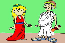 Hrdý Ríman s manželkou