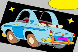 Starý kabriolet
