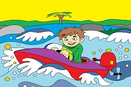 Jazda na motorovom člne